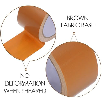SUPVOX Single Sided Carpet Tape Waterproof Electrical Adhesive Duct Tape Floor Rug Tape Brown