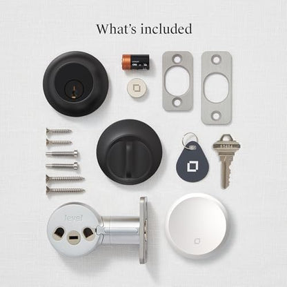 Level Lock+ (Matter) Smart Lock - World's Smallest, Most Advanced Matter-Over-Thread Deadbolt Plus Apple Home Key - Keyless and Remote Access via Apple, Alexa, Google Home, SmartThings (Satin Nickel)