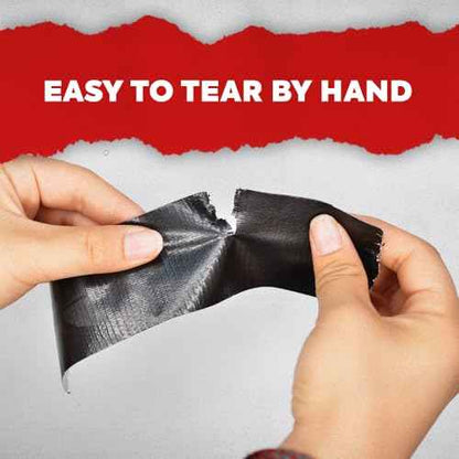 MAT Duct Tape Black Industrial Grade, 3/4 inch x 60 ft. Waterproof, UV Resistant for Crafts, Home Improvement, Repairs, & Projects