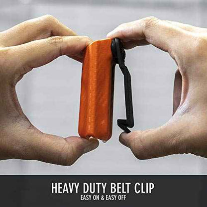 Clip & Carry Kydex Multitool Sheath for Leatherman Wingman/Sidekick/REBAR/REV - Made in USA (Multi-Tool not Included) EDC Multi Tool Sheath Holder Holster Cover (CF Black)