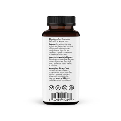 Rest-ZZZ Extra Strength - Sleep Support Supplement - Fall Asleep & Stay Asleep - Calms Nervous System - Naturally Ease Muscle Tension & Restlessness - Low Dose Melatonin GABA & Chamomile - 60 Capsules