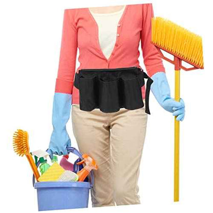 VALICLUD Tool Belt Cleaning Bottle Belt Tool Fanny Pack for Cleaning Work Tool Bags and Spray Bottle