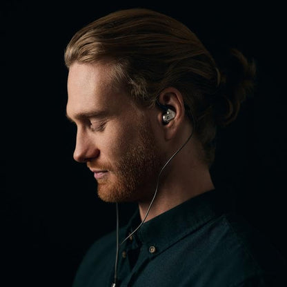 Sennheiser IE 600 In-Ear Audiophile Headphones - TrueResponse Transducers for Equisitely Neutral Sound, Includes balanced cable, Gray, Black