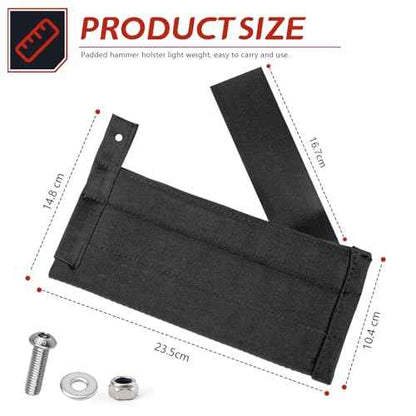 Flat Bar Holster, Multi Tool Holsters Replacement for Diamond Back Utility Multitool Pouches Sleeve, Flat Bar Holster Compatible with Diamondbacks Tool Belt for Carpenters, Roofers, Framers, 1 Pcs