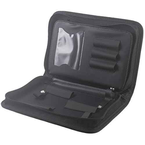 Large Hair Stylist Scissor Holder Pouch Cases for Hairdressers, Salon Tools Holster Bag, Pu Leather