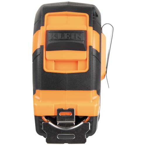 Klein Tools 9235 Tape Measure, Heavy-Duty Magnetic Measuring Tape with 35-Foot Double-Hook Double-Sided Nylon Reinforced Blade, with Metal Belt Clip