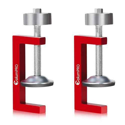 2PCS Small C-Clamps 2 Inch, C Clamp for Woodworking, Welding and Construction, Features a 8mm Nob for Fastening with Electric Drill, Couch Clamps for Sectionals