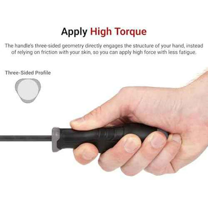 TEKTON High-Torque Black Oxide Blade Nut Driver Set, 6-Piece (3/16-1/2 in.) | DHD91101 | Made in USA