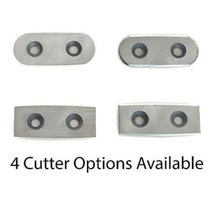 Simple Woodturning Tools Authentic Replacement Carbide Cutter for Simple Scraper Tools, Fits Simple Scraper I, II and III and IV. (Negative Rake Oval Cutter)
