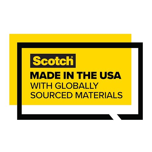 Scotch Permanent Double Sided Tape, Card Making and Holiday Scrapbooking Supplies, Alternative to Gift Wrap Tape for Wrapping Presents, 0.50 in. x 500 in., 6 Rolls with Dispensers