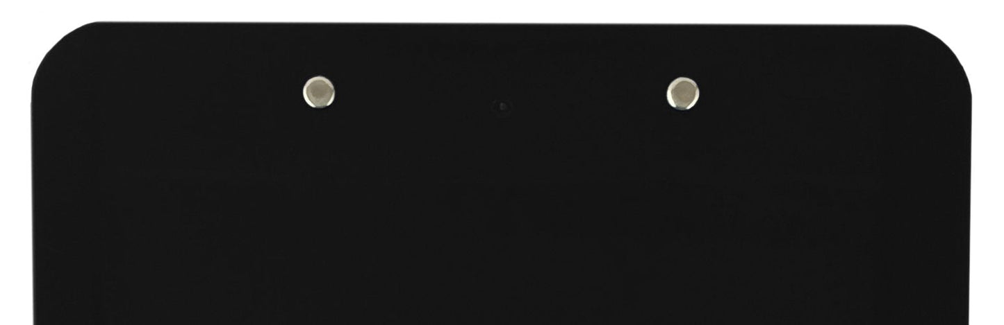 Trade Quest Plastic Clipboard Opaque Color Letter Size Low Profile Clip (Pack of 12) (Black)
