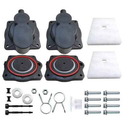 Air Pump Rebuild Complete Kit with White Switch Compatible with Hoot Troy Air H365, H450, H500, LA500, LAR500, H600