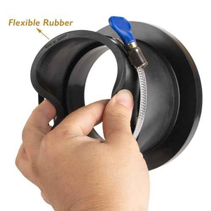 O'SKOOL Magnetic Dust Collection (4" Dust Collection Steel Port W/Built-in Rubber Cuff)