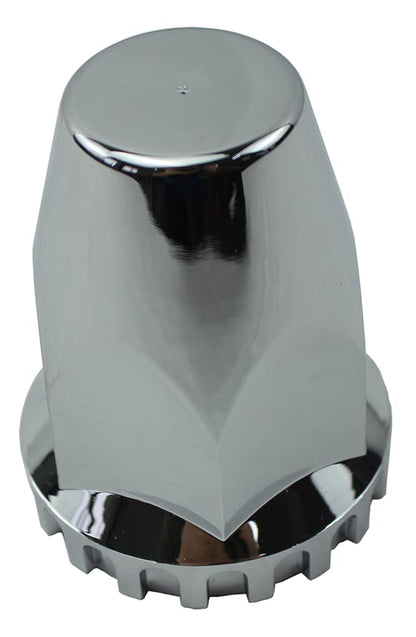 JIUXI ABS Chrome Plastic 33mm Thread-on Standard Lug Nut Covers for Semi Trucks (Pack of 20)