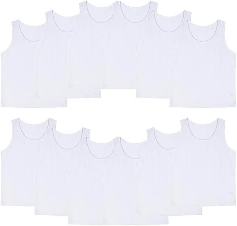 Soccer Jersey Pinnies - 12 Pack Basketball Scrimmage Vests for Kids & Adults | Team Practice Gear
