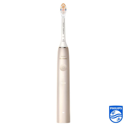 Philips Sonicare 9900 Prestige Our Most Advanced Electric Toothbrush HX9992/11 with SenseIQ, All-in-One Brush Head, Artificial Intelligence in the Philips Sonicare App, Champagne