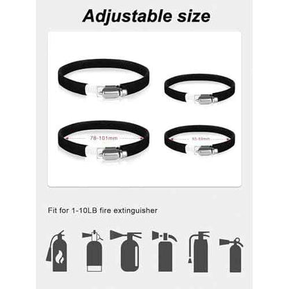 2PCS UTV Fire Extinguisher Mount Kits, Quick Release Roll Bar Fire Extinguisher Holder Fit for 1.75"-2" Roll Cage, Compatible with Polaris RZR/ Maverick Can Am X3/Kawasaki/Talon Pioneer