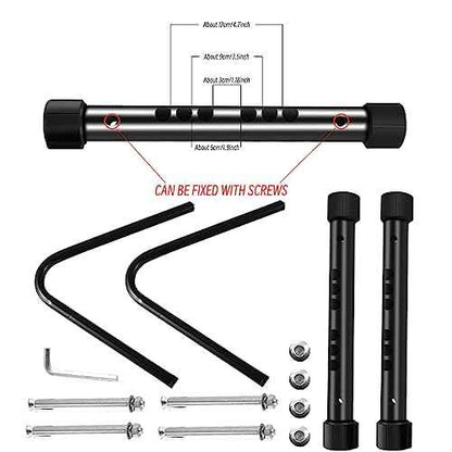Heavy-Duty Bicycle Parking Stand ? Floor & Wall Mounted Rack for Mountain, Road, and Kids Bikes ? Rustproof Carbon Steel Frame with Non-Slip Base