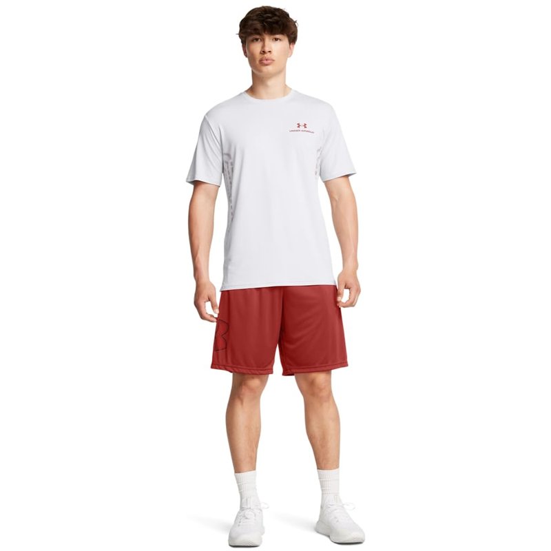 Under Armour Men's Tech Graphic 10" Shorts, (840) Earthen Orange / / Black, 3X-Large Tall