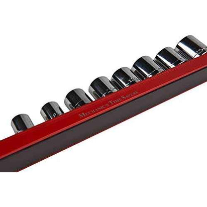 Mechanic's Time Savers Lock-A-Socket Tool Organizer: Magnetic Locking Socket Rack, 3/8" Drive Sockets