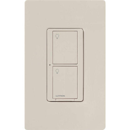 Lutron Caseta Original Smart Light Switch (Lutron Smart Hub Required), for Home, LED Lights, and Fans, 6 Amp, Single-Pole/3-Way, Neutral Required, PD-6ANS-WH, White