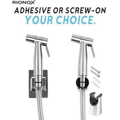 RV Handheld Bidet Sprayer Kit - Trailer, Motorhome, RV Bidet Sprayer, Adjustable Water Pressure Jet for Toilet, Easy Installation, Quality Internals, Leakproof Design, Quality Stainless Steel