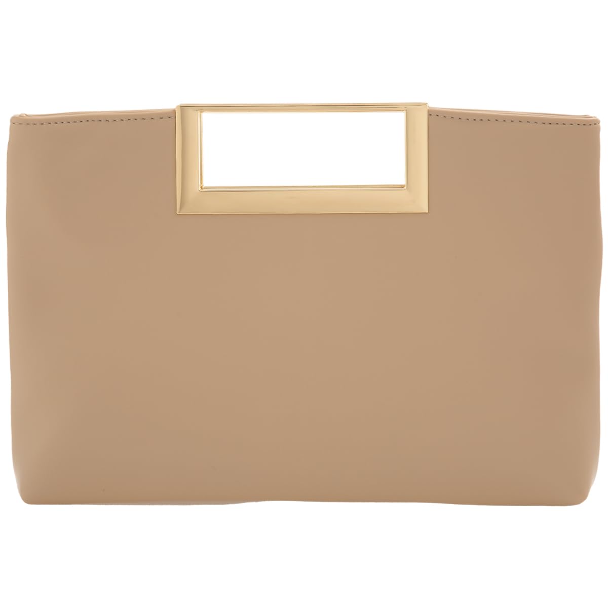 Top Handle Clutch Purses for Women Evening/Formal, Fashion PU Leather Purse for Prom, Cocktail, and Wedding,Taupe