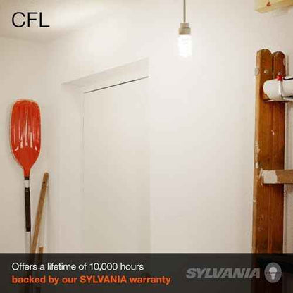 LEDVANCE (12 Bulbs) Sylvania CFL T2 Twist Light Bulb, 2700K Soft White, 60 watt Equivalent, Efficient 13 watts, 850 Lumens, Medium Base - 12 Pack Compact Fluorescent