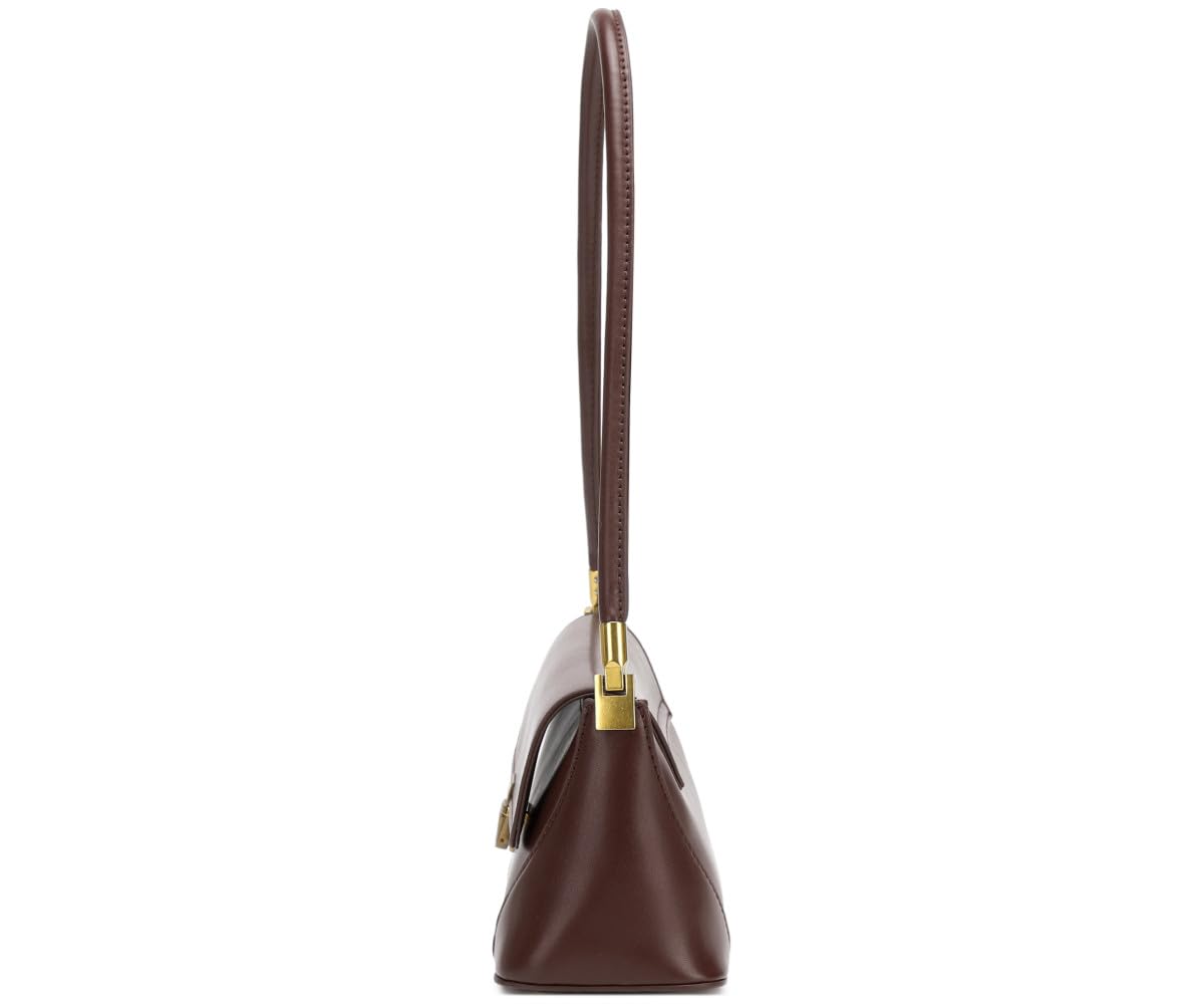 WSRYDJDL Shoulder Bags for Women Vintage Handbag Retro Classic Small Purse Cute Hobo Tote Handbag Mini Clutch Purse (Coffee)