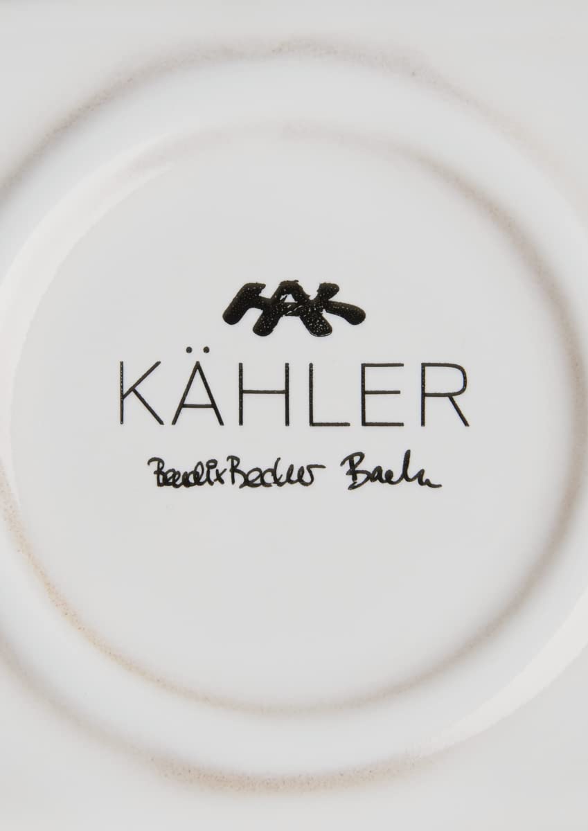 Kahler Gingerbread Lighthouse | Stoneware Tealight Holder | Brown | Small 4.7 Inch
