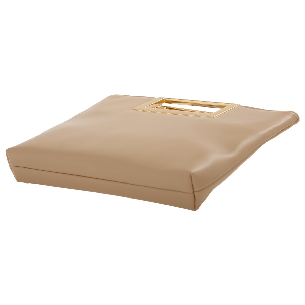 Top Handle Clutch Purses for Women Evening/Formal, Fashion PU Leather Purse for Prom, Cocktail, and Wedding,Taupe