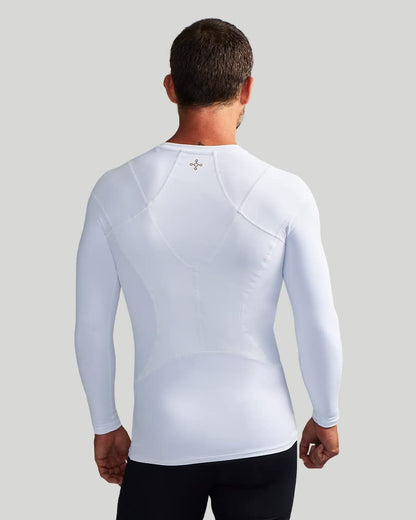 Tommie Copper Men's Pro-Grade Shoulder Support Shirt I UPF 50, Long Sleeve Compression Shirt, Upper Body & Posture Support