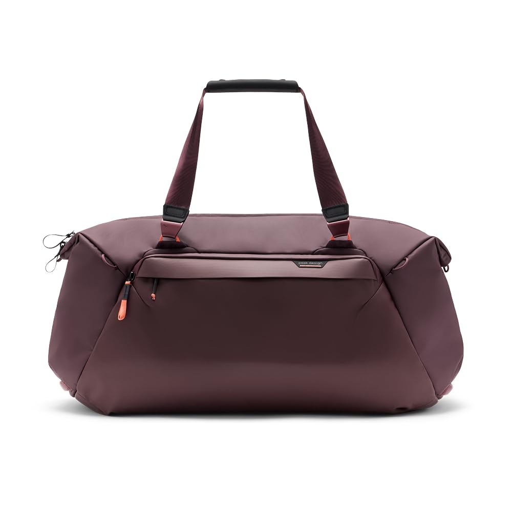 Peak Design Travel Duffel 35L, Eclipse, Weatherproof, Extra-Wide Zip, 4 External Pockets, Fits Packing & Camera Cubes, Ideal Weekend Bag, Versatile Duffel for Travel & Everyday Use