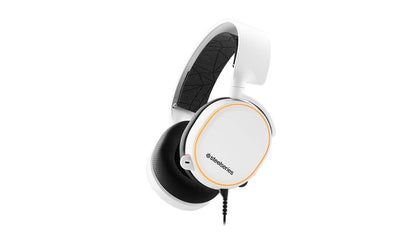 SteelSeries Arctis 5 Gaming Headset - RGB Illumination - DTS Headphone: X v2.0 Surround for PC and PlayStation 5, PS4 - White