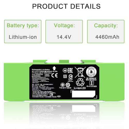 Dentsing ABL-F Battery for iRobot Roomba i7 i7+ j7 j7+ 7158 7150 7550 7558 i3 i3+ 3150 i4 i4+ 4150 i8 and e5 e6 e5150 e6198 Replacement Battery for Roomba i & e & j Series 4460mAh 14.4V