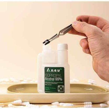 4-Inch Reverse-Action Tweezer with Heat-Resistant Silicone Grip | Precision Triangle Head | Ideal for Handling Small Accessories | Durable & Easy to Use