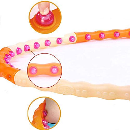 Weighted Fitness Hoop 1.2kg – Exercise Hoop for Waist Slimming & Core Workout at Home | Easy to Use & Portable Health Hoop Made in Korea