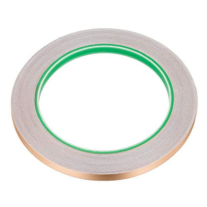 4 Pieces Copper Foil Tape (1/4 inch X 22 Yards Each) with Double-Sided Conductive Adhesive, Copper Foil Tape with Conductive Adhesive for Paper Circuits, Electrical Repairs, Grounding
