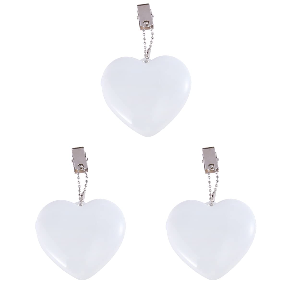Uonlytech 3pcs Purse Light Handbag Light, Sensor Touch Activated Mini Heart Shape Night Lamp Handbag Purse Lamp for Women & Girls Bag Accessories