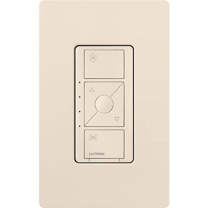 Lutron Caseta Smart Fan Speed Control Switch (Lutron Smart Hub Required), Single-Pole, PD-FSQN-WH, White