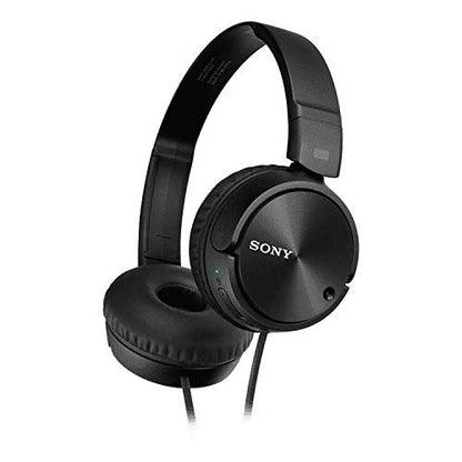 Sony MDRZX110NC Noise Canceling On Ear Headphones, Black, Wired