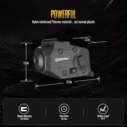 DEFENTAC Green Laser Sight is Exclusive Compatible with Taurus G2/G2C/G2S/G3/G3C/PT111/PT140 Only, Momentary and Strobe