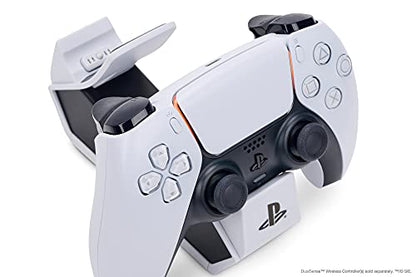 PowerA Twin Charging Station for Dualsense Wireless Controllers, Charge, Sony PlayStation, PS5, Officially Licensed