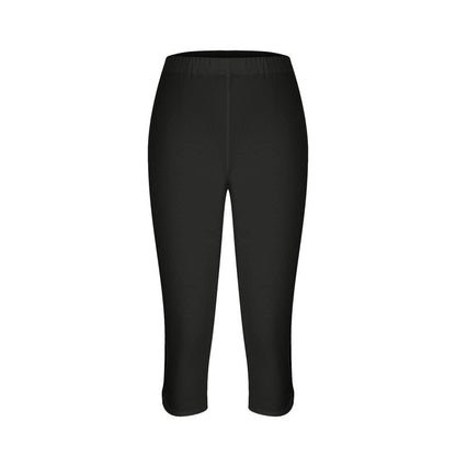 Cheyubny Capri Leggings for Women 2026 Summer Stretch Plus Size High Waisted Soft Casual Workout Yoga Pants with Pockets