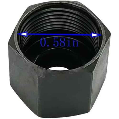 389243-00 389244-00 Cut-Out Tool Collet Kit replace For DeWalt DC550 DC551 DW660 Ryobi Collet 1/4 Inch - 690045003 P600 P530 SS50K P531 P601 Palm Router Parts (4 Pck)