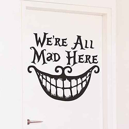 Halloween ¡®Smiling Face¡¯ Thriller Wall Decals Cool Wall Sticker for Bedroom Living Room Home Decoration Party Wall Art Decor