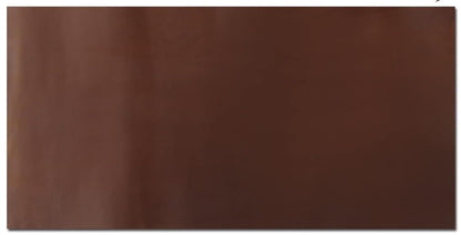 Genuine Cowhide Leather Brown Color 12'' X 24" Sheets for Crafts 1.8-2.0 mm Thickness Pre Cut Pieces for Tooling, Art, Sewing, Hobby for Cutting and Engraving Machines