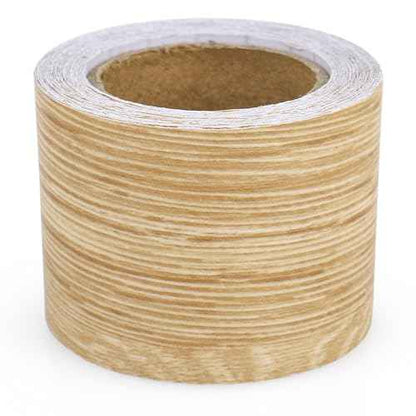 BOMEI PACK Wood Grain Repair Tape,Self Adhesive Repair Patch for Furniture, Floors, Cabinets, Windows, Doors, RV, Home Decor and DIY Projects (1, Coffee Oak, 2inch X 33ft)