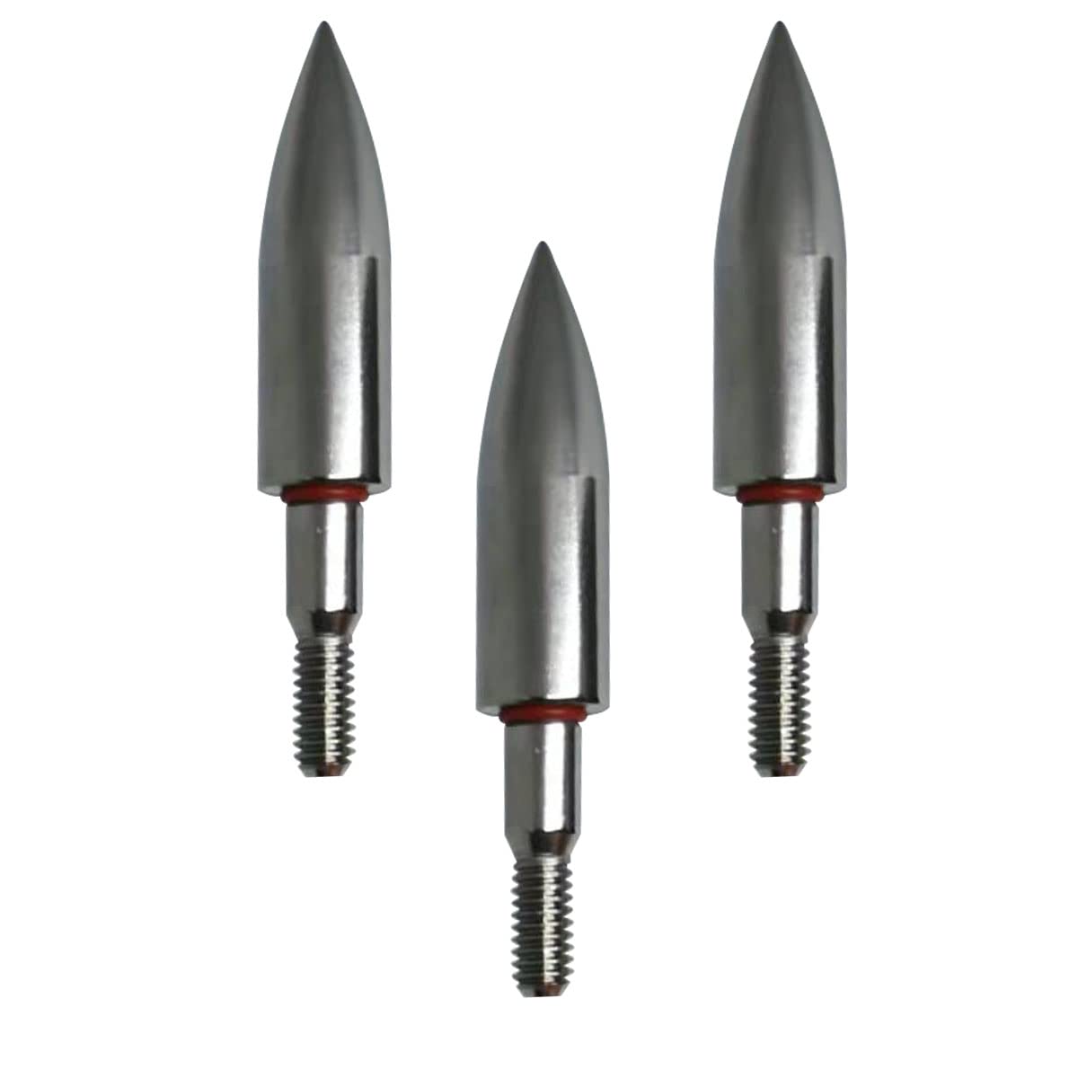 Archery Field Points,Various OD,100/125/150/200 Grains,Easy Pull Various, Stainless Steel Screw in Archery Field Tips(1 Dozen 12 PCS) (9/32″ Combo Shape, 125Grains)