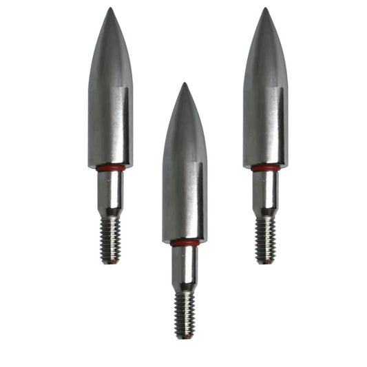 Archery Field Points,Various OD,100/125/150/200 Grains,Easy Pull Various, Stainless Steel Screw in Archery Field Tips(1 Dozen 12 PCS) (9/32″ Combo Shape, 125Grains)